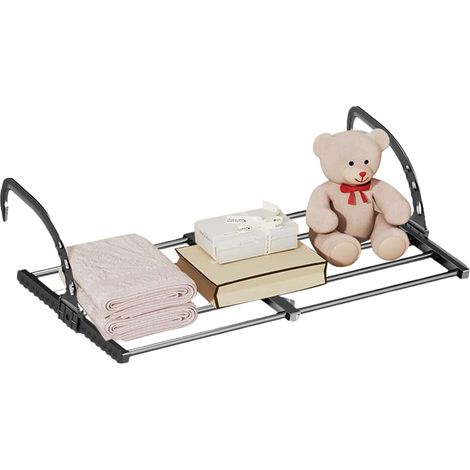 Étagère de lit pour dortoir  Plateau de rangement pliable, étagère de chevet rétractable  pour balcon, maison, université, étudiant, camping-car, berceau, étudiants, couchet, serviette de (1/5)