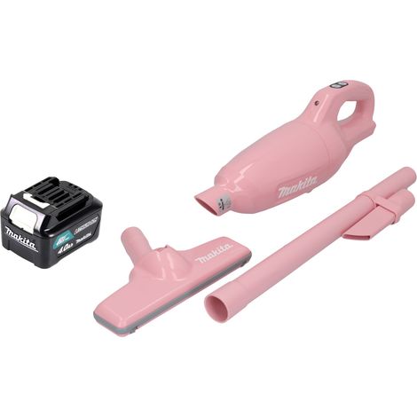 Makita CL 108 FDM1P Aspiratore a batteria 12 V max. 0,6 L rosa + 1x batteria ricaricabile 4,0 Ah - senza caricabatterie (1/5)