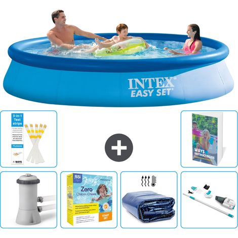 Intex Piscina Easy Set Rotonda - 366x76 cm - 7-pezzi  S196