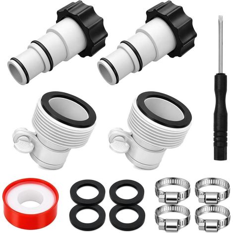 Adaptateur de tuyau de piscine 32 à 38 mm pour Intex, système de filtration à sable, pompe de piscine