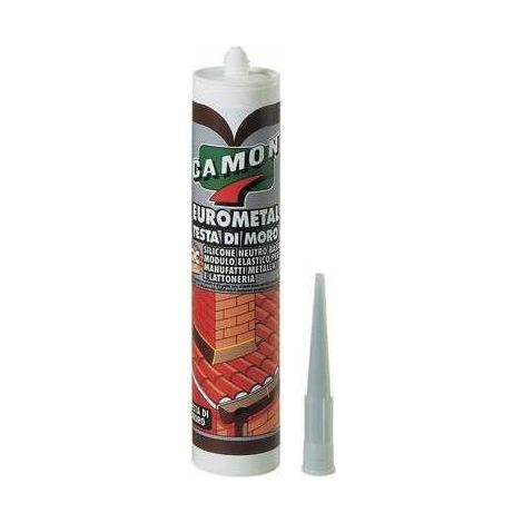 SILICONE NEUTRO EUROMETAL Testa di moro - 280 ml