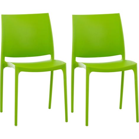 Set di 2 sedie Maya verde