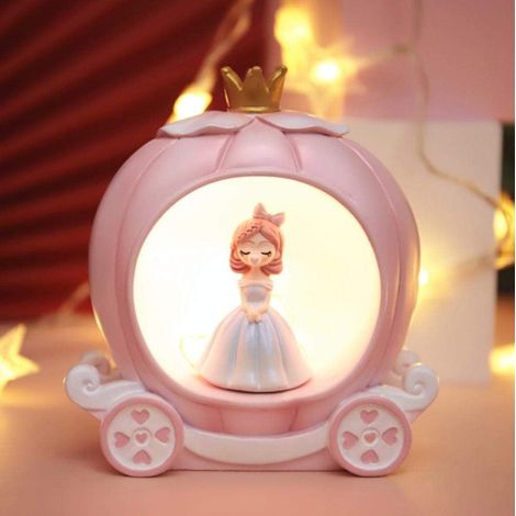 Veilleuses pour enfants Lampe princesse Veilleuse LED Lampes de table Lumière d'ambiance Chambre Chevet Table de Cadeau De noël