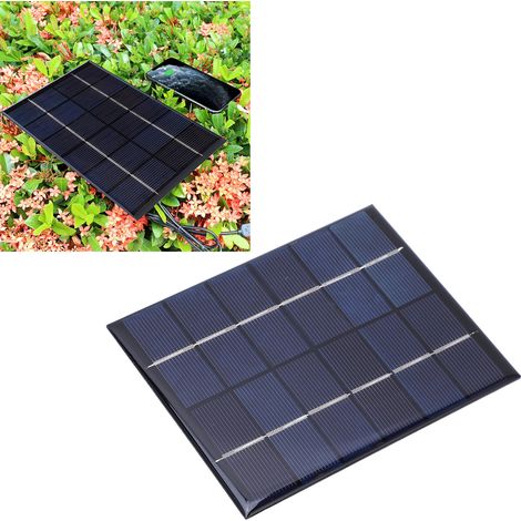 Chargeur solaire 2W 6V, chargeur solaire à monter soi-même, batterie externe, carte de charge avec lampe LED (1/5)