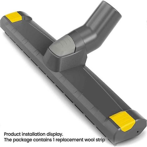 Compatible avec les buses pour sols humides/secs NT48, NT70, NT80 et NT90, pièce de rechange pour bande de brosse DN35, accessoire de bande de brosse. (1/5)
