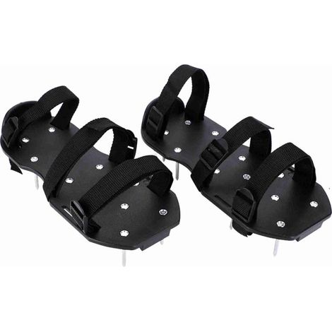 Bardusch - Paire de Semelles de Ventilation pour Gazon I aérateur de pelouse I Amélioration de la qualité du Sol I 13 Clous en Acier I Réglable Jusqu’à la Taille 46 et sur Toutes Les Chaussures I 30×1 (1/5)