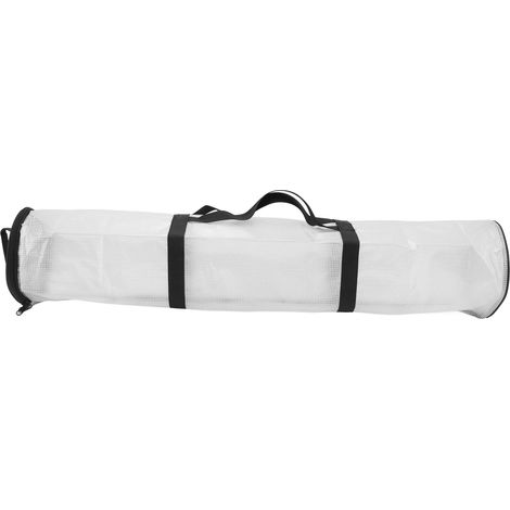 Sac de rangement transparent pour papier cadeau, organisateur étanche et anti-poussière, blanc translucide (1/5)