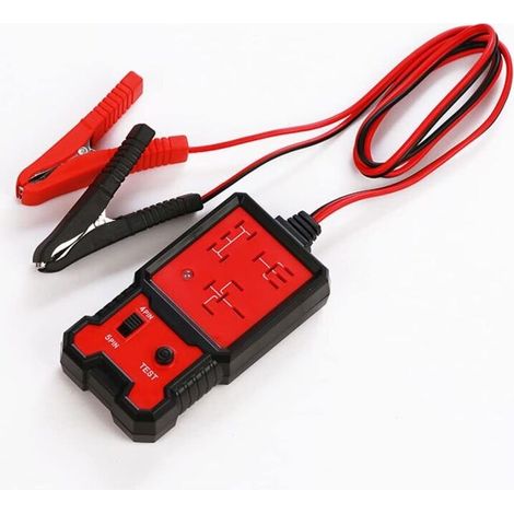 Aiperq Testeur de Relais Automobile, Testeur de Relais Electronique 12V, Voiture Batterie Checker avec Clips, Outil de diagnostic professionnel danalyseur de relais automatique (1/4)
