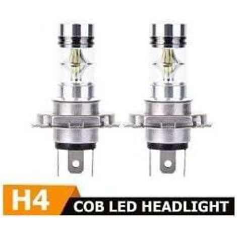 2x H4 Cree LED 100W 20SMD Super Brillant Brouillard Lampe LED Blanc 6000K (1/4)