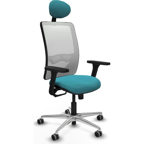 Bürostuhl piqueras y crespo Zulema weiß Netz ergonomisch (1/2)