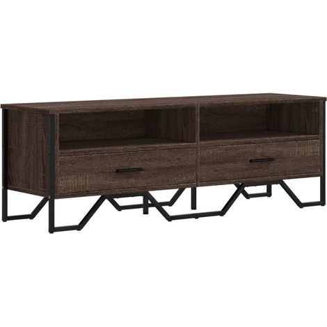 Maison Exclusive - TV-Schrank Braun Eichen-Optik 122x34x41 cm Hol