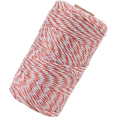Clôture électrique fil polyéthylène acier inoxydable résistant corrosion conductivité élevée pour ferme élevage (1/5)
