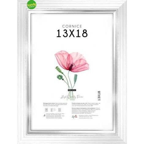 Cornice Lupia WHite Silver 13x18cm
