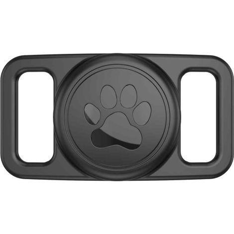 2 supports étanches pour AirTag, en silicone souple, compatibles colliers animaux ≤ 3 cm (1/5)