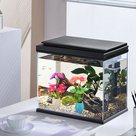 Décoration Aquarium Artificielle avec Plantes Lumineuses pour la Nuit - 2 Pièces par Boîte - Idéal pour l'Aquariophilie et la Décoration Intérieure-AUTRES (1/5)