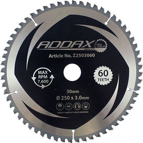 TIMCO 0° Mitre Saw Blade - 250 x 30 x 60T