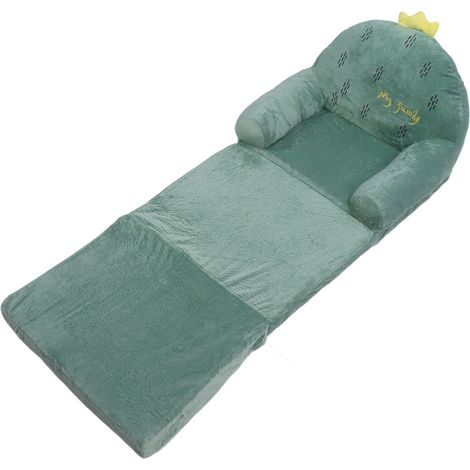 Angenehm weich, atmungsaktiv, faltbar, leicht zu reinigen, Kleinkindersofa in Kaktusform, dreilagige Liege fürs Wohnzimmer (1/5)
