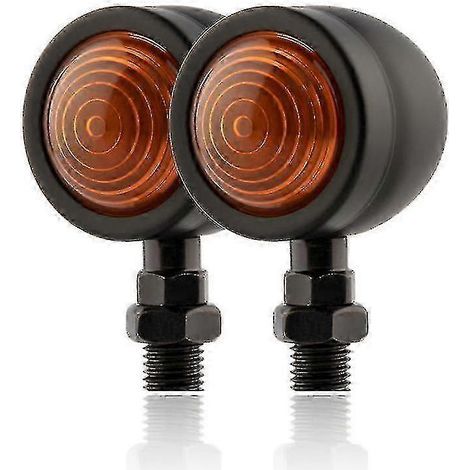 Clignotants avant rétro : une paire de clignotants de moto étanches et résistants. Mini clignotants. (1/5)