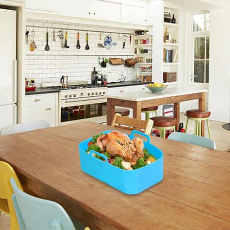 Panier double en silicone alimentaire pour friteuse à air chaud Ninha DZ201 Foodi 8QT. Accessoires de cuisine compatibles avec les friteuses à air chaud à double panier Ninha DZ201 et Foodi. (1/4)