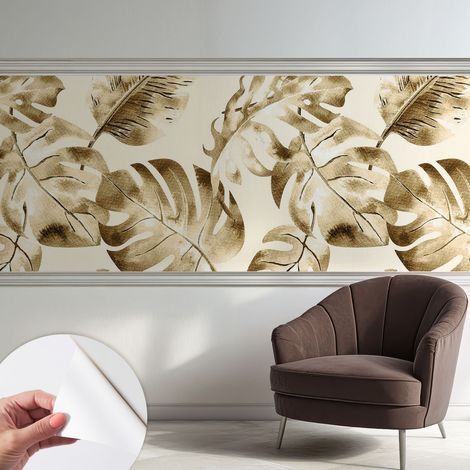 Fotomurale adesivo - Carta da parati adesiva - per la cucina camera da letto per la soggiorno - Flora esotica 250x104 cm (1/5)