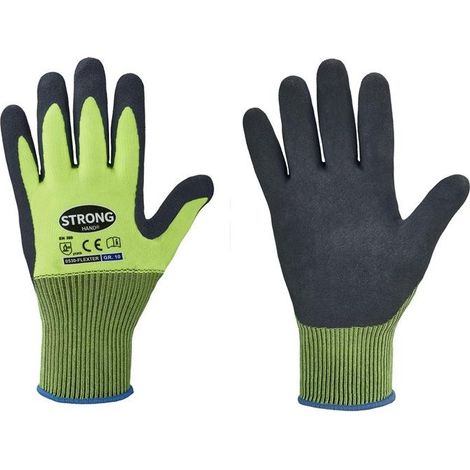 STRONGHAND Gants Flexter taille 7 jaune fluo/gris 12 paires ( 4000391067 ) (1/4)