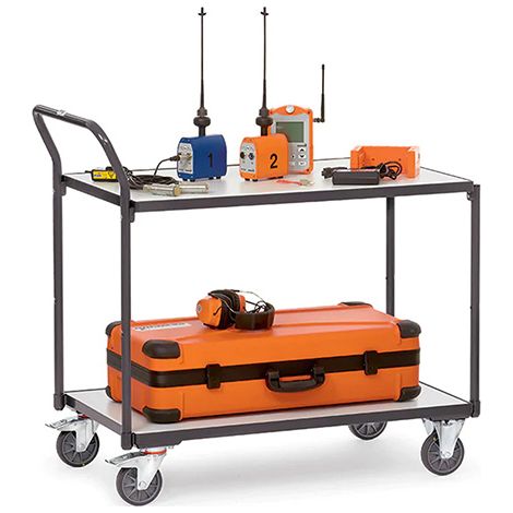 Servante d'atelier ESD - 2 plateaux - 850 x 500 mm - Charge max 300kg - 1840