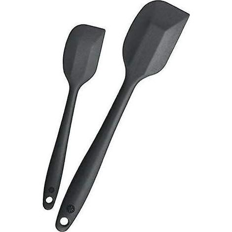 spatules De Cuisine Silicone Sans Bisphnol (noir -lot De 2) Mini Et Fine (1/5)