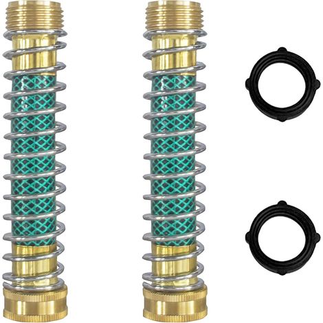 Filiyano – adaptateur de rallonge avec – Protection pour tuyau d'arrosage, adaptateur de rallonge avec ressort hélicoïdal, lot de 2 (1/5)