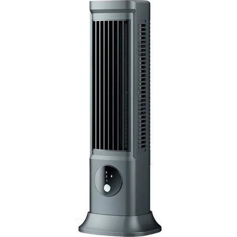 Raffrescatore portatile - Torre di raffreddamento - Ventilatore - Condizionatore d'aria senza pale - Rotante - 10x11x29cm (1/5)