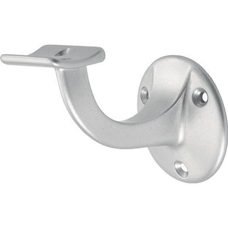 hermeta Handlaufträger 3500 Alu.silberf.elox.D.Wandplatte 56mm - 3500-01E