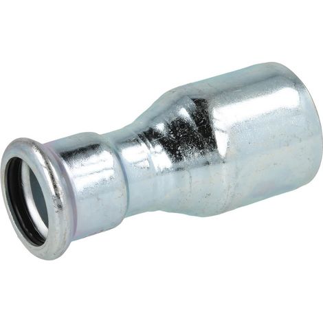 Raccord à sertir acier C réduction 35 x 22 mm M/F contour M