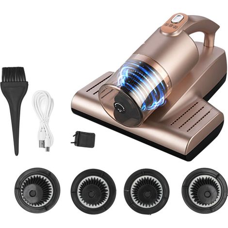Mattress vacuum cleaner with UV-C light, 15kPa suction, portable ultrasonic bed filter for removing dust and pet hair (1/5)