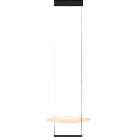 Suspension, Suspension LED SUN II small noire, 23W, 3000K Noir en Metal, MANTRA (1/5)