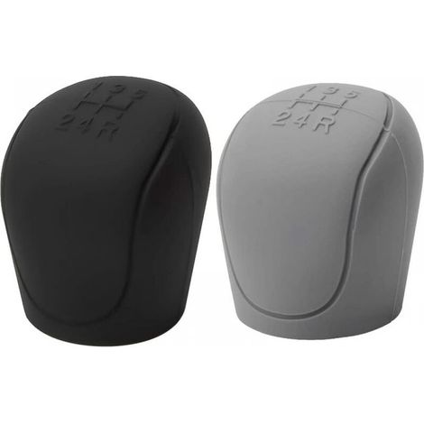 2PCS Car Gear Shift Knob Cover, Silicone Car Gear Shift Knob Cover, Wear-Resistant, Anti-Scratch (1/5)