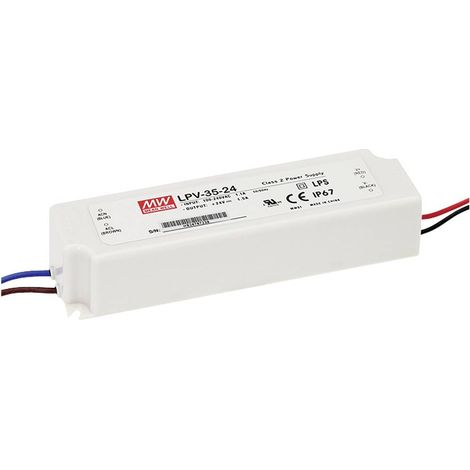 MEAN WELL LPV-35-36 Trasformatore per LED Tensione costante 36 W 0 - 1 A 36 V/DC non dimmerabile, Protezione sovraccari (1/3)