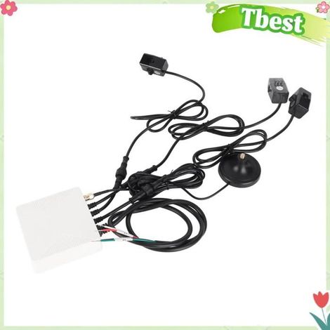 Tbest moniteur d'énergie intelligent Pince Multimètre de Compteur d'énergie triphasé à 4 Fils avec Capteurs 80 A outillage terre (1/5)