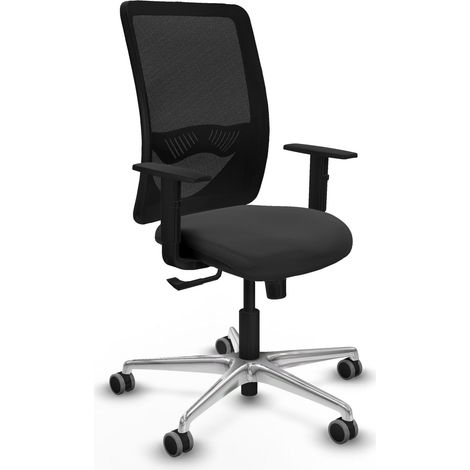 Silla de oficina piqueras y crespo Zulema negro espuma alta densidad (1/2)