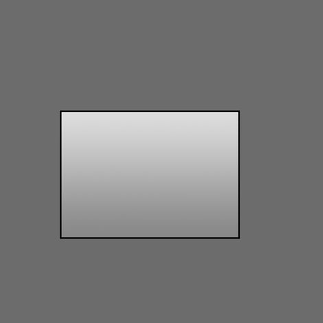 Miroir de salle de bain 50x70 cm avec cadre en aluminium noir, miroir mural HD sans cuivre, montage horizontal et vertical, pour salle de bain, couloir et dressing (1/5)
