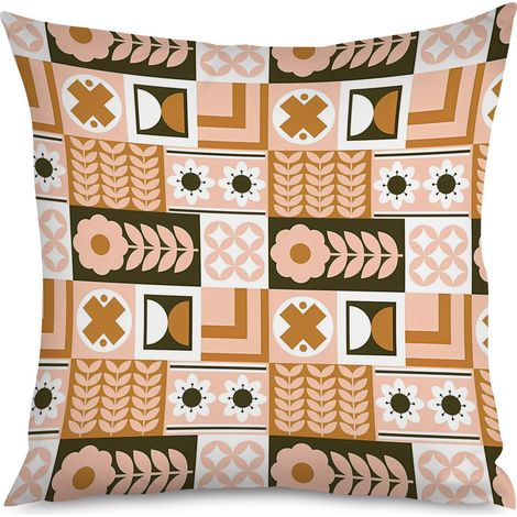 Housse de coussin imprimé lotus, spiritualité (1/5)
