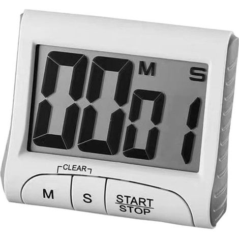 Küchentimer mit großem Display, praktischem digitalem Magnetdesign, lautem Alarm und präzisem Countdown zur Kochzeit.