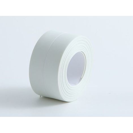 (2 pièces Blanc)Plinthe souple - Bande d'extrémité pour cuisine et salle de bain 22 mm 3,2 m, joint auto-adhésif, bande pliante flexible, joint d'étanchéité (1/5)