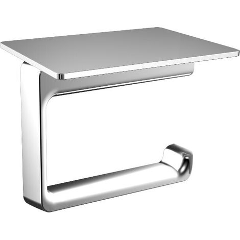 Portarrollos emco trend, con repisa, cromado, 029800104 (1/2)