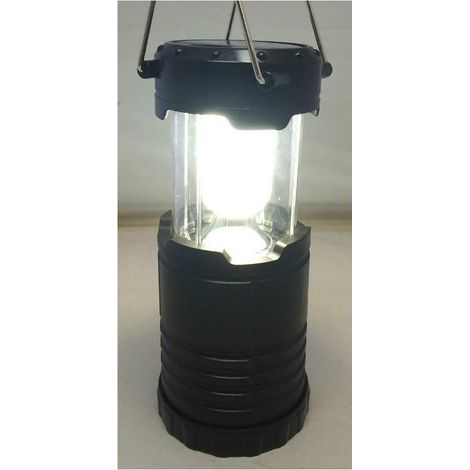 TRADE SHOP - Lanterna Lampada Da Campeggio Trekking Ricaricabile Ad Energia Solare 8 Led -