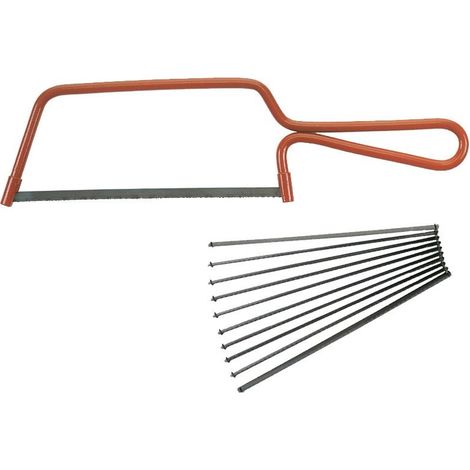 Bahco 239 BAH239 Junior Saw Hacksaw 150mm 6in with Pack of 10 Blades