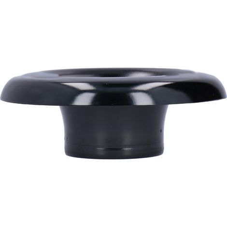 Adaptateur de cornet d'admission d'air froid 4 pouces avec turbocompresseur, accessoire de voiture en aluminium CNC noir (1/5)