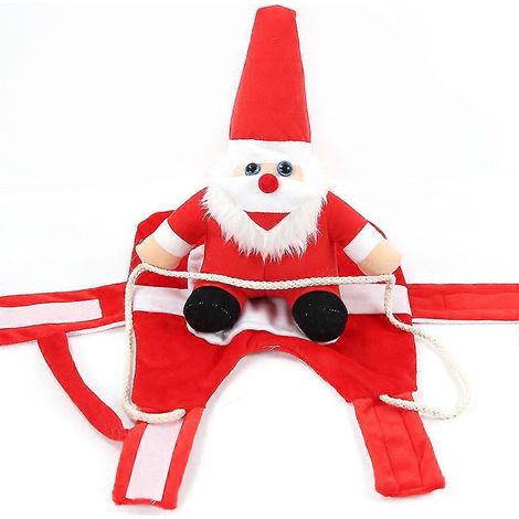 Disfraces navideños de Papá Noel para mascotas, ropa para perros, disfraces para fiestas, ropa para perros pequeños y grandes, gatos, ropa para mascotas.