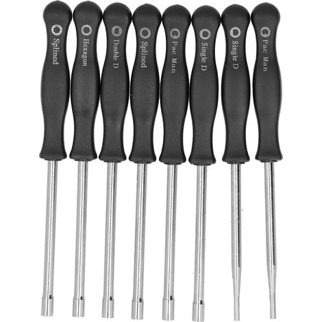 Kit de 8 outils de réglage carburateur pour moteurs Stihl - Tournevis de réglage moteur (1/5)