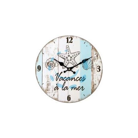 OROLOGIO MURO VACANCES A LA MER - ø cm.30