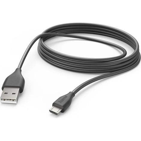 Hama 00201588 cable USB USB 2.0 3 m USB A Micro-USB B Negro