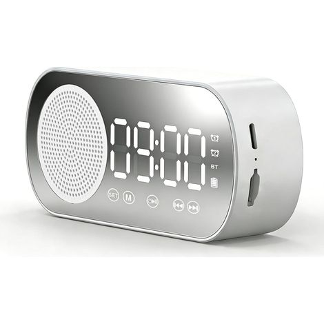 Tragbarer Bluetooth-Lautsprecher mit Digitaluhr (1/5)